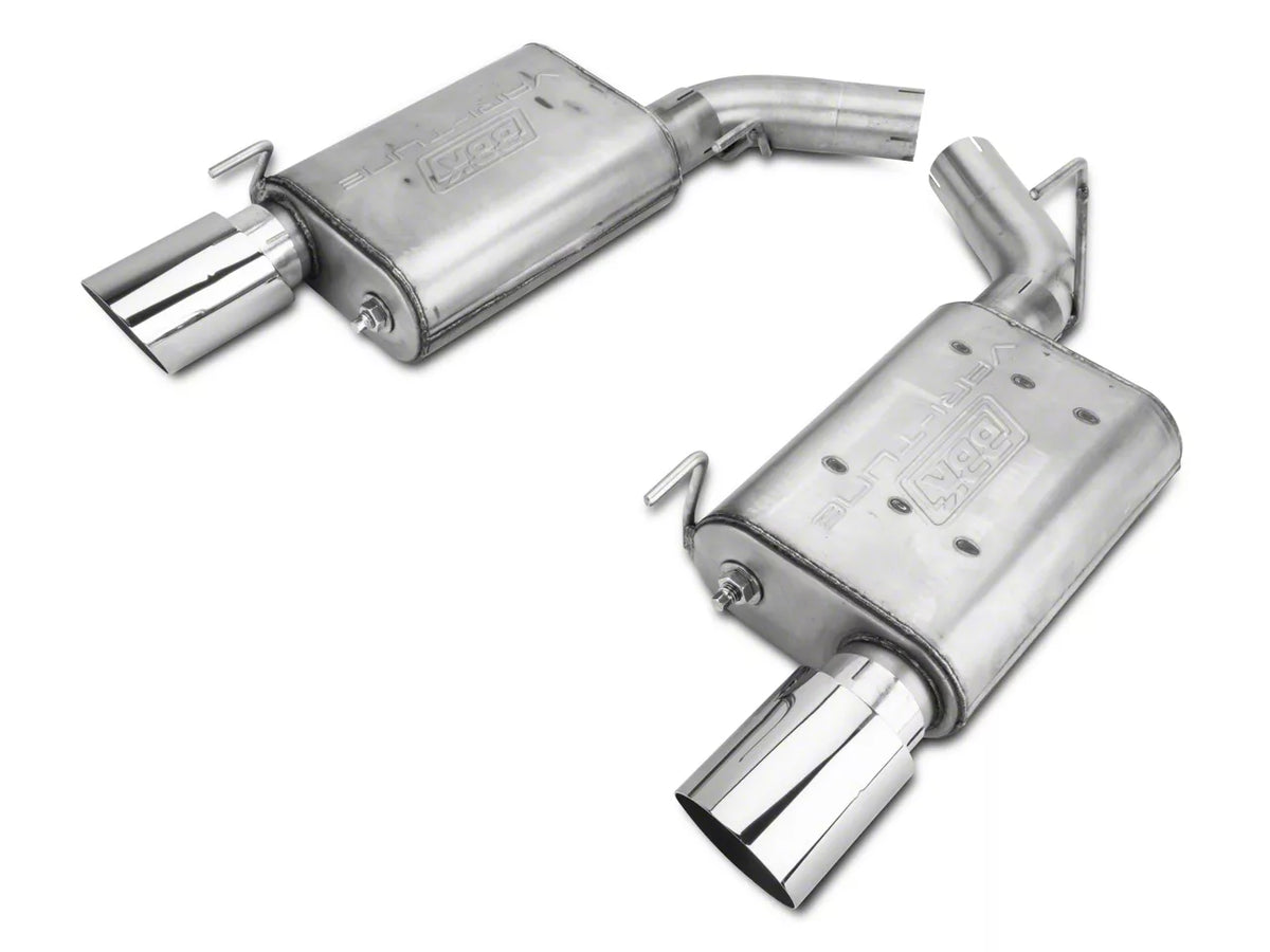 BBK Varitune Axle-Back Exhaust; Stainless Steel (05-10 Mustang GT) #41005