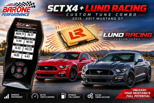 Lund Racing Custom Tune + SCT X4 Programmer Combo - 15-17 Mustang GT