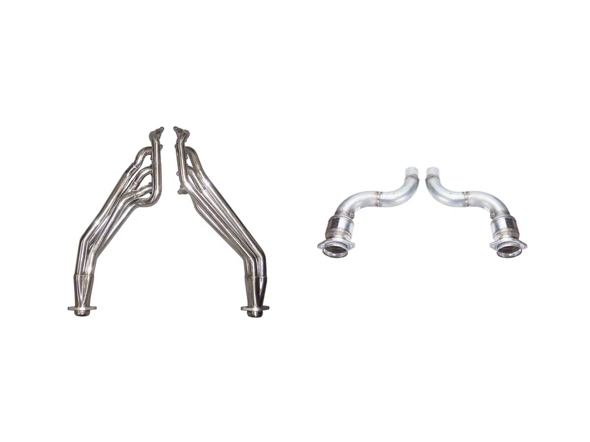 Pypes 1-7/8-Inch Long Tube Headers; Catted (18-23 Mustang GT) #HDR79SK-1