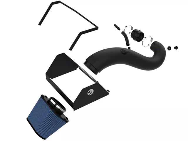 AFE Rapid Induction Cold Air Intake with Pro 5R Oiled Filter; Black (19-24 3.6L RAM 1500) #52-10002R