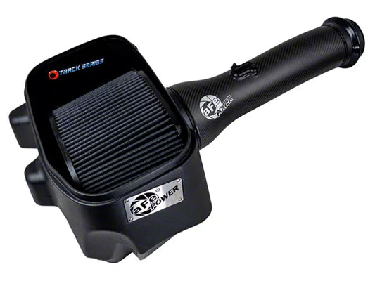 AFE Track Series Cold Air Intake with Pro 5R Oiled Filter; Carbon Fiber (25-26 RAM 1500 RHO) #57-10032K