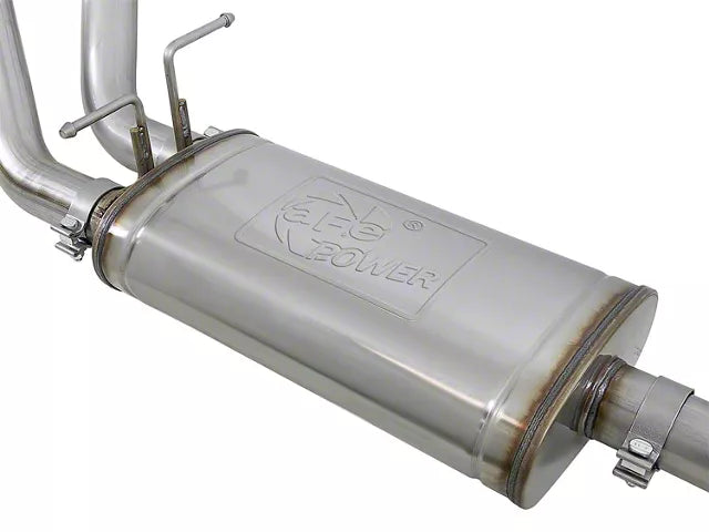 AFE MACH Force-XP 3-Inch Dual Exhaust System with Polished Tips; Rear Exit (19-24 5.7L RAM 1500) #49-42059-P