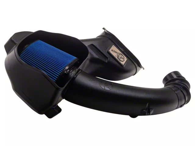 AFE Momentum GT Cold Air Intake with Pro 5R Oiled Filter; Black (21-26 5.0L F-150) #54-13064R