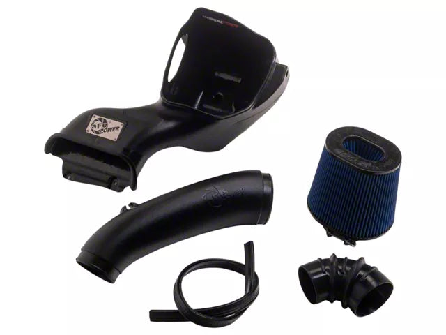 AFE Momentum GT Cold Air Intake with Pro 5R Oiled Filter; Black (21-26 5.0L F-150) #54-13064R