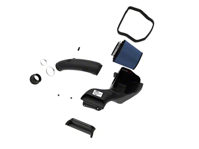 AFE Momentum GT Cold Air Intake with Pro 5R Oiled Filter; Black (21-26 5.0L F-150) #54-13064R