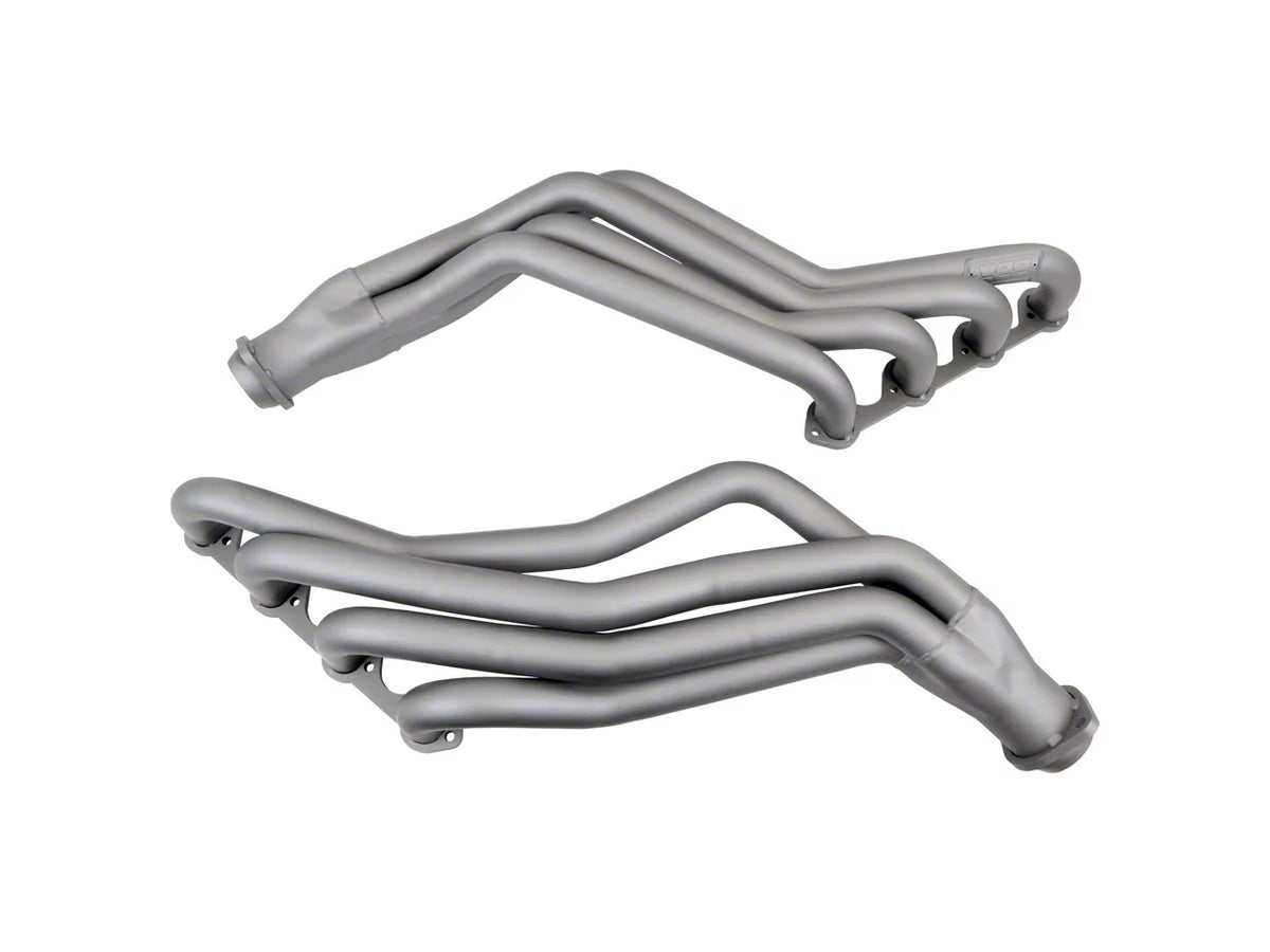 BBK 1-3/4-Inch Long Tube Headers; Titanium Ceramic (79-93 5.0L Mustang w/ Manual Transmission) #1594