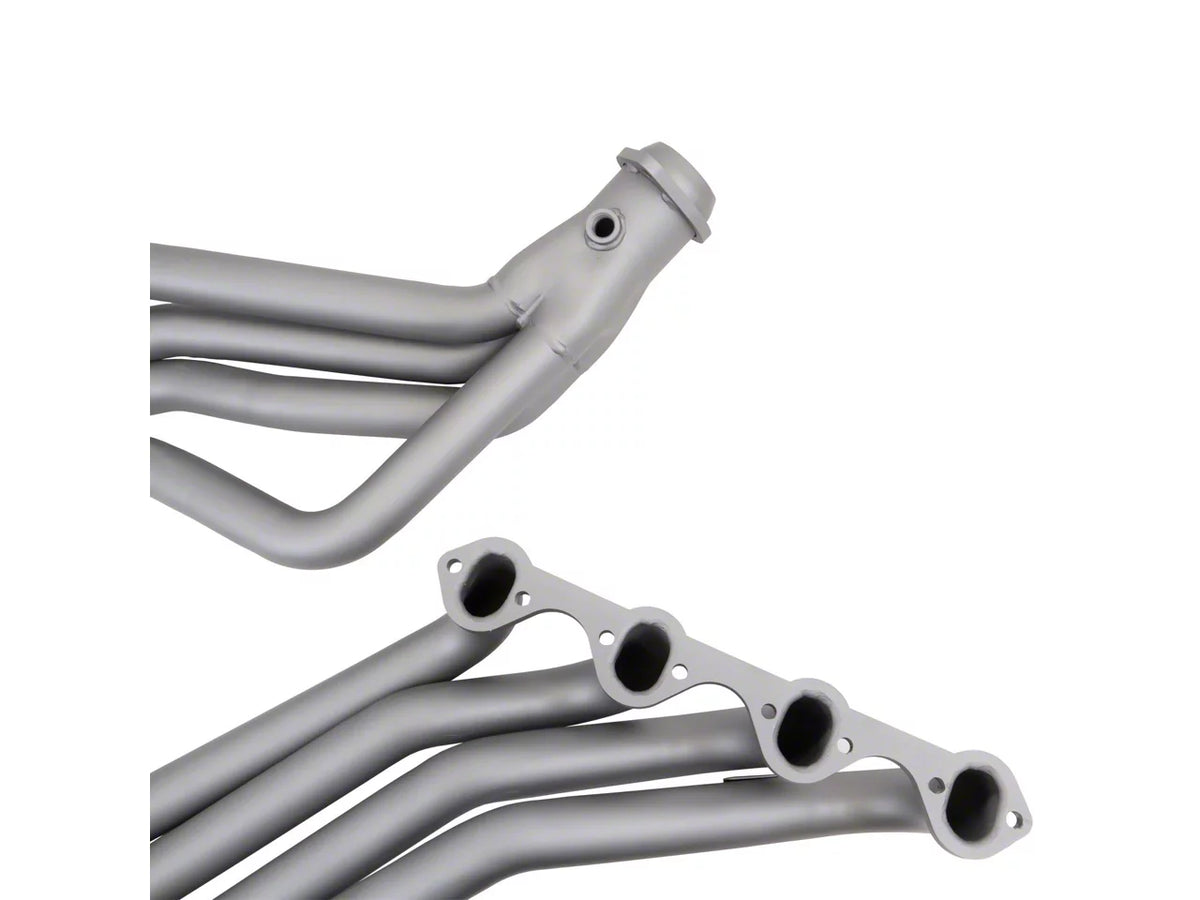 BBK 1-3/4-Inch Long Tube Headers; Titanium Ceramic (79-93 5.0L Mustang w/ Manual Transmission) #1594