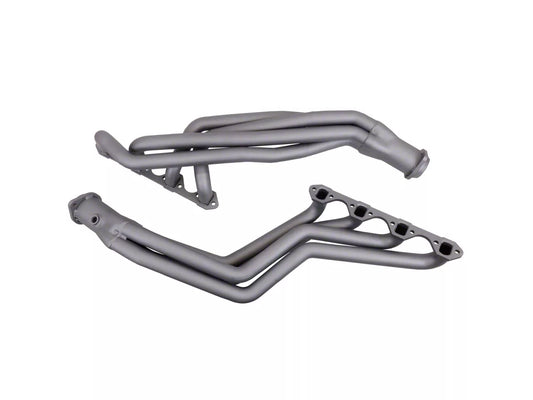 BBK 1-5/8-Inch Long Tube Headers; Titanium Ceramic (79-93 5.0L Mustang w/ Manual Transmission) #1516