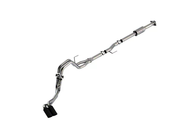 Borla ATAK Dual Exhaust System with Black Chrome Tips; Same Side Exit (21-26 3.5L EcoBoost F-150 w/o Factory Dual Exhaust & 21-26 2.7L EcoBoost F-150 w/o Factory Dual Exhaust) #140872BC