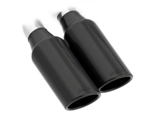 Borla ATAK Dual Exhaust System with Black Chrome Tips; Same Side Exit (21-26 3.5L EcoBoost F-150 w/o Factory Dual Exhaust & 21-26 2.7L EcoBoost F-150 w/o Factory Dual Exhaust) #140872BC