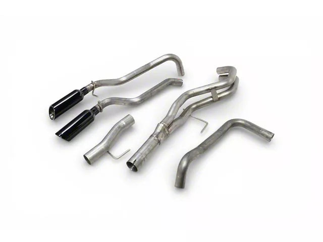 Borla ATAK Cat-Back Dual Exhaust System with Black Chrome Tips; Rear Exit (21-26 5.0L F-150 w/o Factory Dual Exhaust) #140867BC