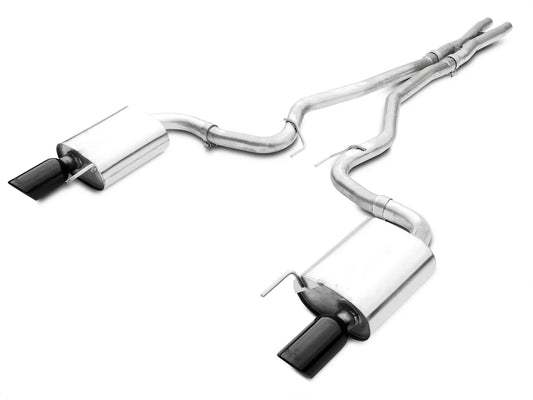 Borla ATAK Cat-Back Exhaust with Black Chrome Tips (15-17 Mustang GT) #140591BC