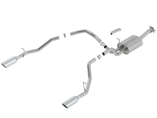 Borla ATAK Dual Exhaust System with Chrome Tips; Rear Exit (19-26 5.7L RAM 1500) #140753
