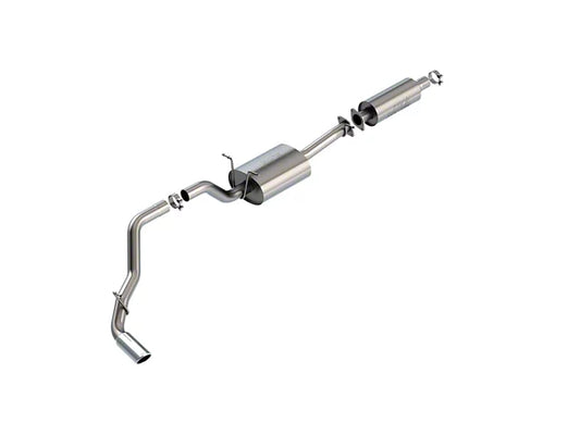 Borla S-Type Single Exhaust System with Chrome Tip; Side Exit (19-26 3.6L RAM 1500 w/ Factory Single Exhaust) #140860