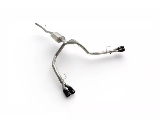 Borla S-Type Dual Exhaust System with Black Chrome Tips; Rear Exit (19-26 5.3L Sierra 1500 w/ Factory Dual Exhaust & 19-26 5.3L Silverado 1500 w/ Factory Dual Exhaust) #140770BC