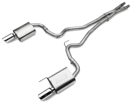 Borla S-Type 2.50-Inch Cat-Back Exhaust with Polished Tips (15-17 Mustang GT) #140590