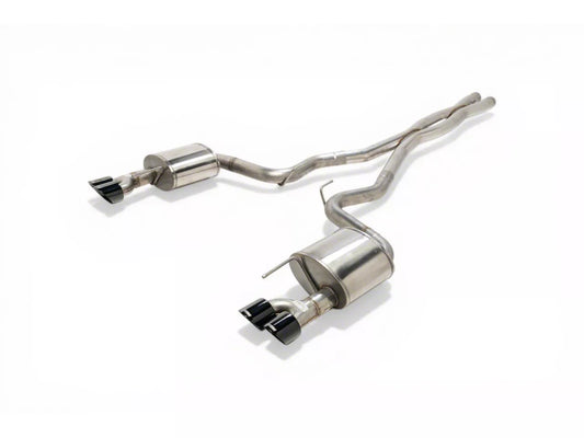 Corsa Performance Xtreme Cat-Back Exhaust with Black Tips (18-23 Mustang GT Fastback w/o Active Exhaust) #21040BLK