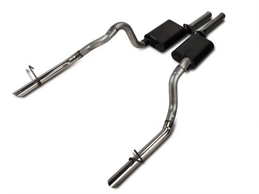 Flowmaster American Thunder Cat-Back Exhaust System with Polished Tips (1986 GT; 87-93 Mustang LX) #17213