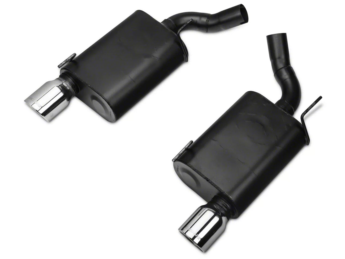 Flowmaster Force II Axle-Back Exhaust System with Polished Tips (05-10 Mustang GT, GT500) #17410