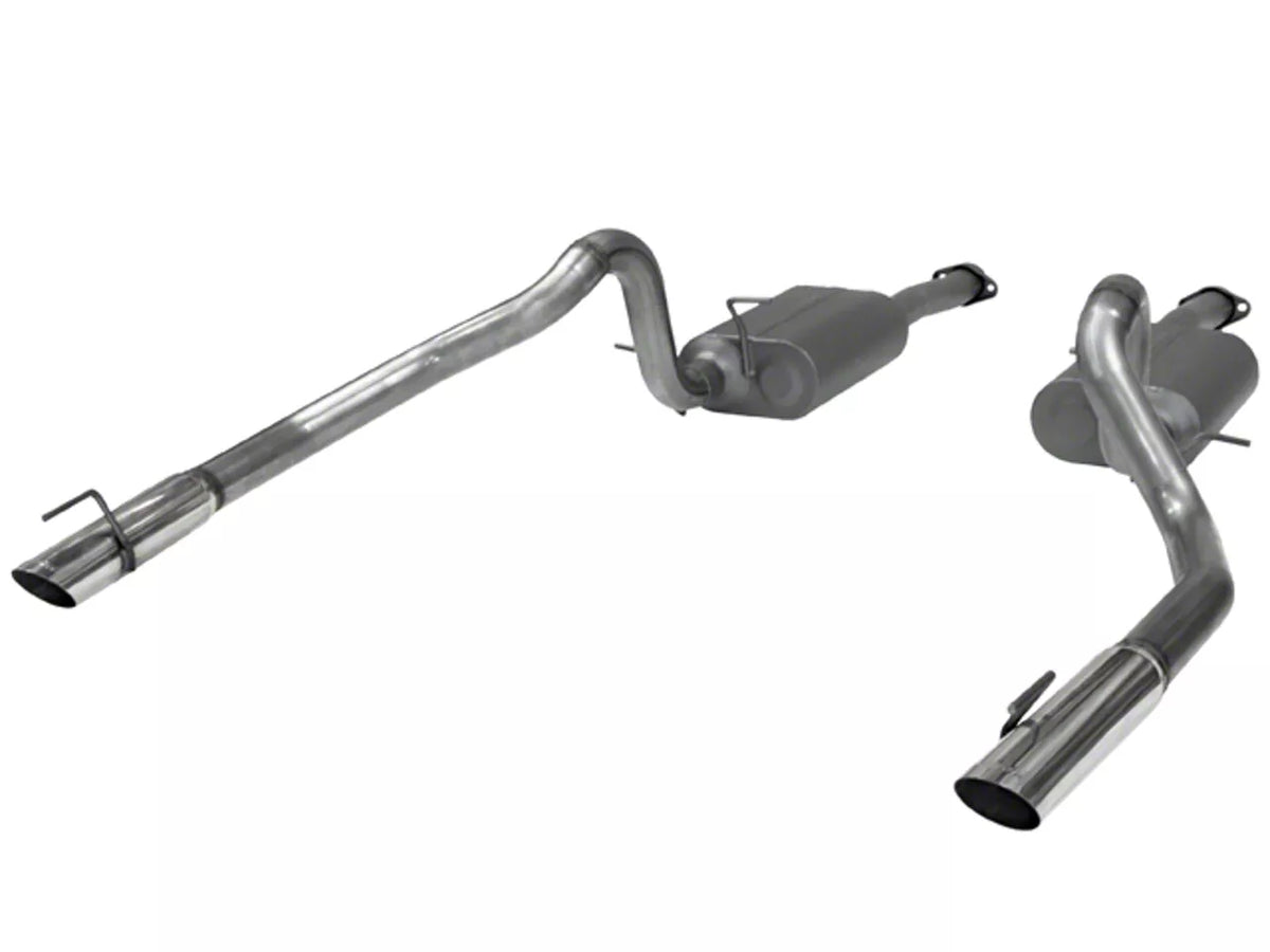 Flowmaster American Thunder Cat-Back Exhaust System; Stainless Steel (99-04 Mustang GT, Mach 1) #817312