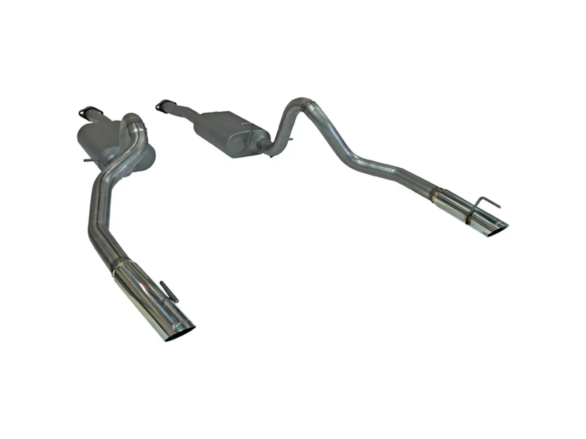 Flowmaster American Thunder Cat-Back Exhaust System; Stainless Steel (99-04 Mustang GT, Mach 1) #817312