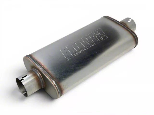 Flowmaster FlowFX Single Exhaust System with Black Tip; Side Exit (21-26 2.7L EcoBoost F-150, 21-26 3.5L EcoBoost F-150, Excluding Raptor & Tremor, 21-26 5.0L F-150, Excluding Tremor) #718115