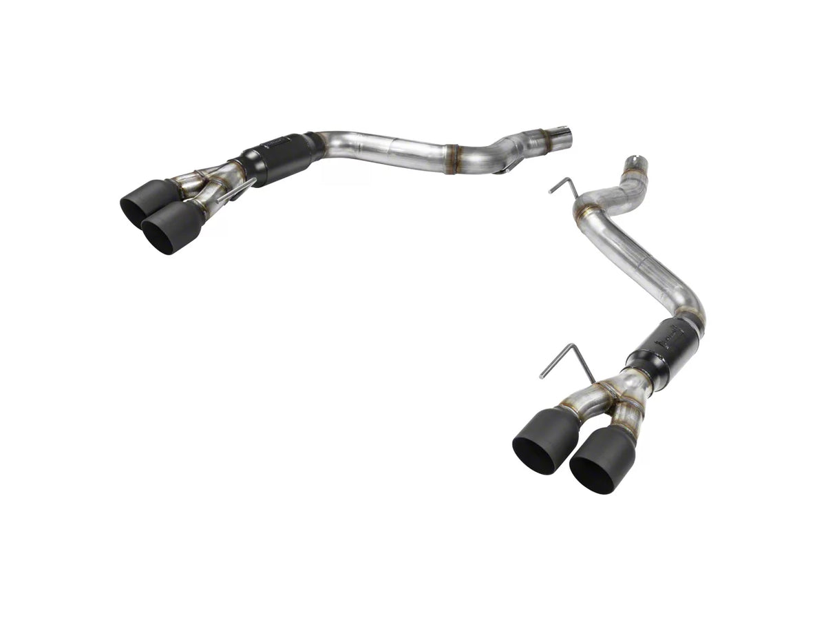 Flowmaster Outlaw Axle-Back Exhaust System with Black Tips (18-23 Mustang GT w/o Active Exhaust) #817806
