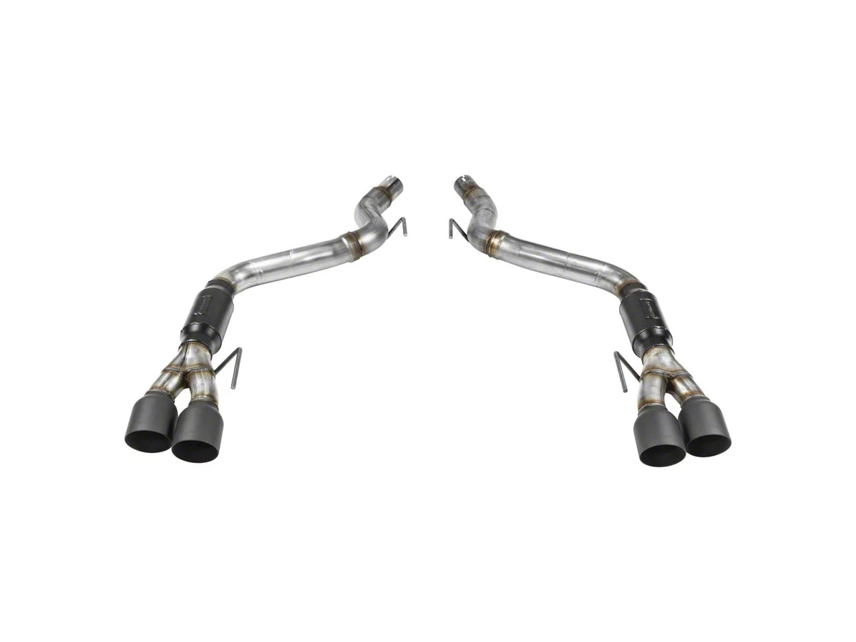 Flowmaster Outlaw Axle-Back Exhaust System with Black Tips (18-23 Mustang GT w/o Active Exhaust) #817806