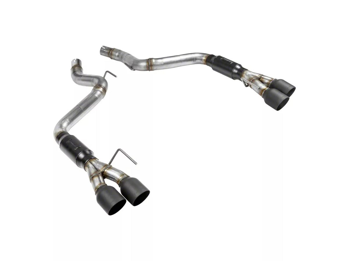 Flowmaster Outlaw Axle-Back Exhaust System with Black Tips (18-23 Mustang GT w/o Active Exhaust) #817806