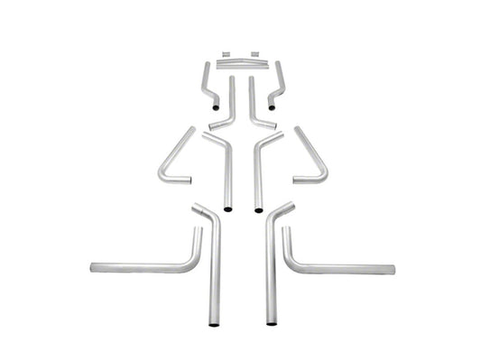 Flowmaster Universal Dual Exhaust System Kit; 2.25-Inch; 16-Piece (Universal; Some Adaptation May Be Required) #15935