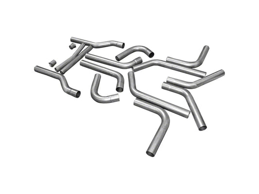 Flowmaster Universal Dual Exhaust System Kit; 3-Inch; 16-Piece (Universal; Some Adaptation May Be Required) #15937