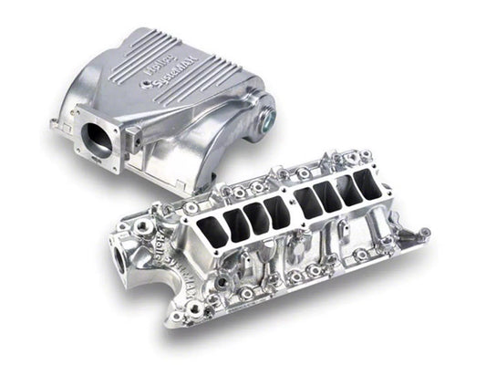Holley SysteMAX EFI Intake Manifold; Polished (86-93 5.0L Mustang) #300-72S