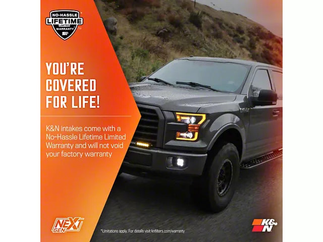 K&N Series 50 NextGen Cold Air Intake with High-Flow Oiled Air Filter (21-26 5.0L F-150) #50-2591