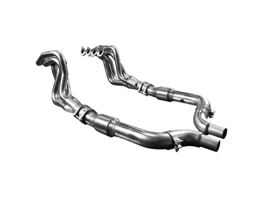 Kooks 1-3/4-Inch Long Tube Headers with Catted OEM Connections (15-26 Mustang GT, Dark Horse) #1151H222