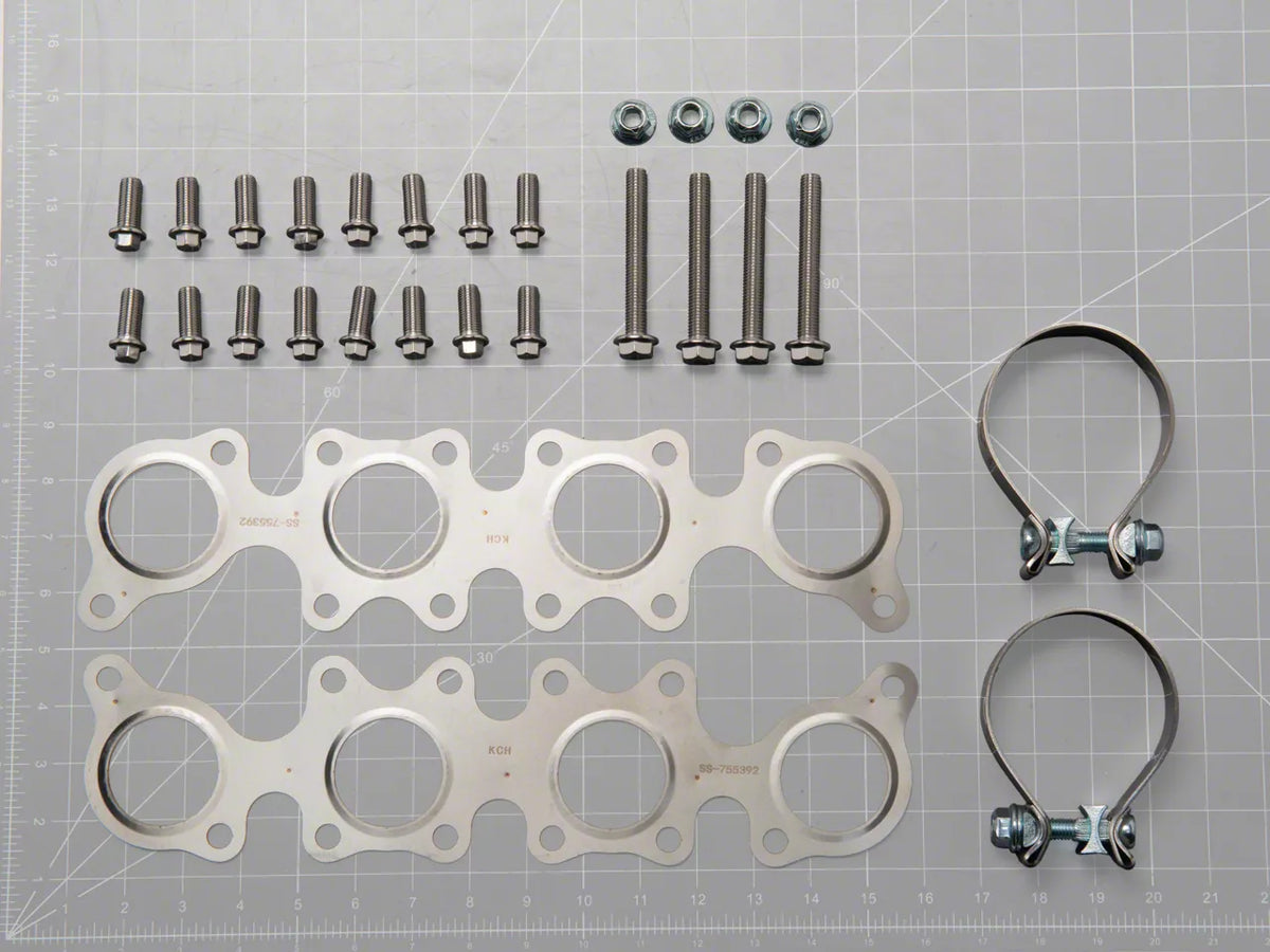 Kooks 1-7/8-Inch Long Tube Headers with GREEN Catted OEM Connections (15-26 Mustang GT, Dark Horse) #1151H432