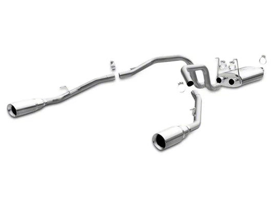 Magnaflow Street Series Dual Exhaust System with Polished Tips; Rear Exit (09-18 5.7L RAM 1500) #16869