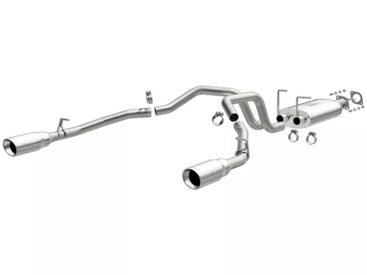 Magnaflow Street Series Dual Exhaust System with Polished Tips; Rear Exit (19-26 5.7L RAM 1500 w/ Factory Dual Exhaust) #19429