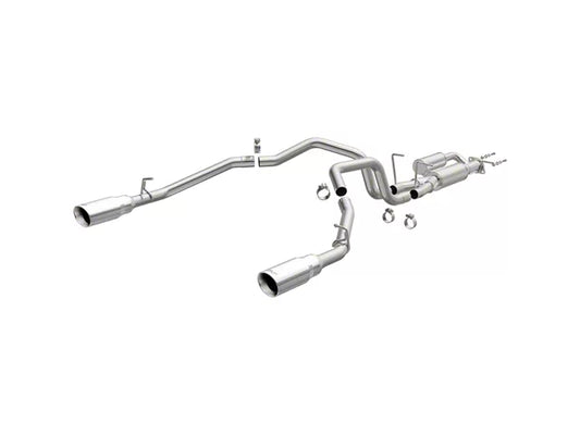 Magnaflow SPEQ Series Dual Exhaust System with Polished Tips; Rear Exit (25-26 3.0L RAM 1500, Excluding RHO) #19684