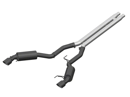 MBRP Armor BLK Race Profile Cat-Back Exhaust with H-Pipe (15-17 Mustang GT Fastback) #S7278BLK