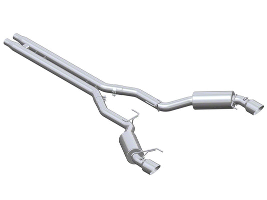 MBRP Armor Plus Cat-Back Exhaust with H-Pipe; Street Version (15-17 Mustang GT Convertible models) #S7239409