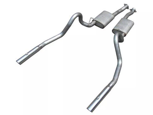 Pypes Violator Cat-Back Exhaust System with Polished Tips (86 Mustang GT; 86-93 Mustang LX; 94-97 Mustang GT) #SFM16V